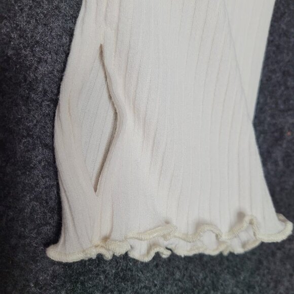 Show Me Your Mumu Lettuce Edge Turtleneck Women's Layer Up Top XXL - Picture 4 of 7